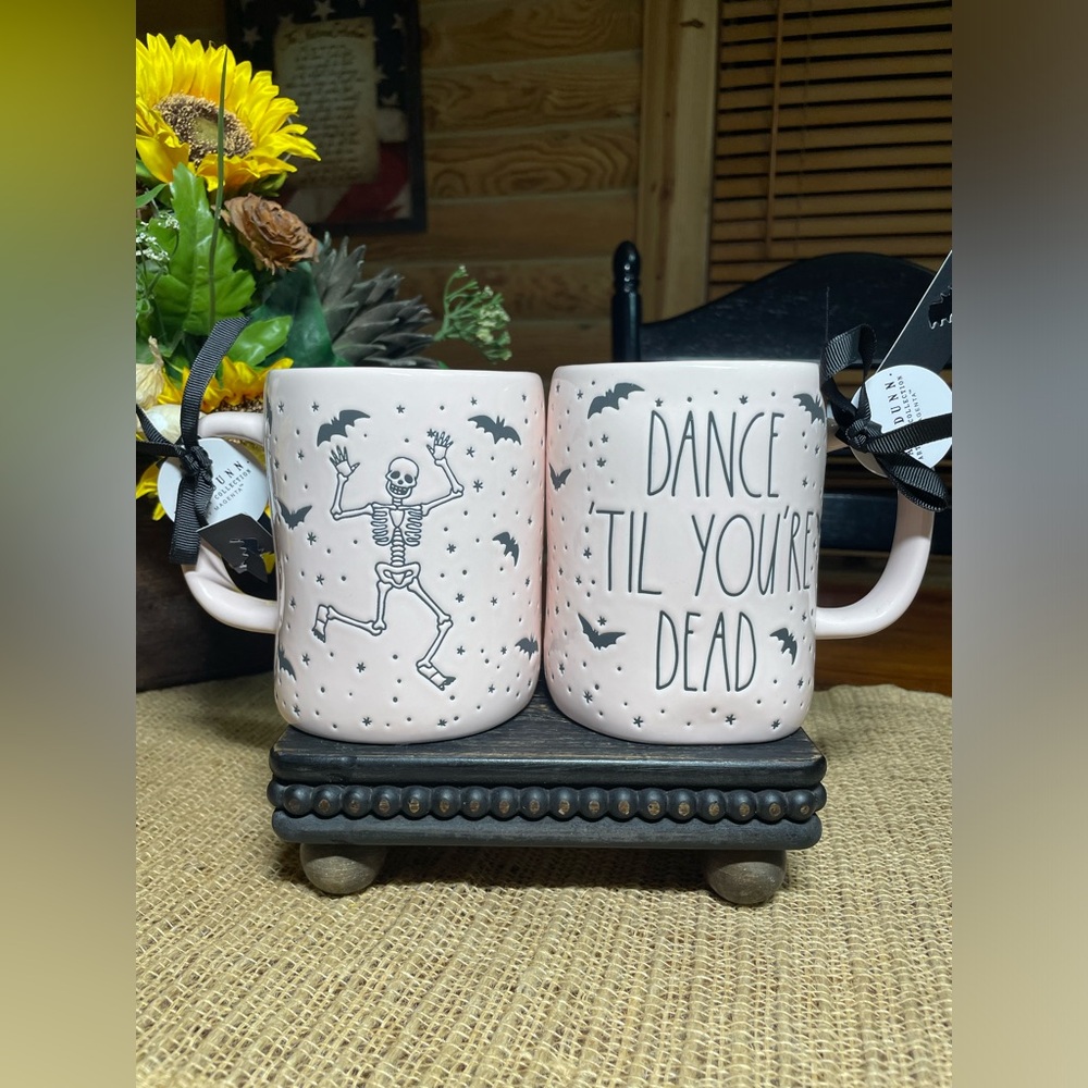DANCE TIL YOU’RE DEAD Rae Dunn HALLOWEEN Mug